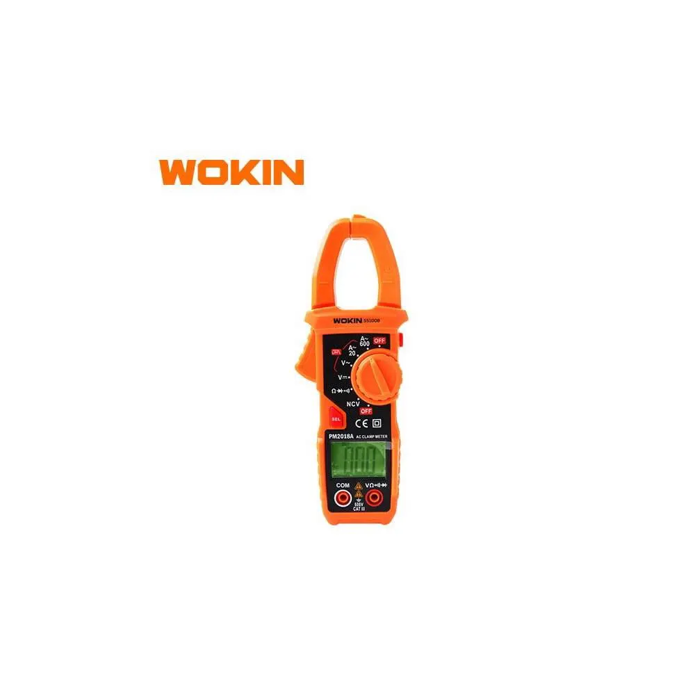 ციფრული მულტიმეტრი Wokin 551008, Digital Clamp Multimeter, Black/Orange