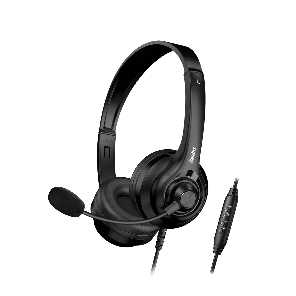 Genius, HS-235U AI Copilot USB Headset Black