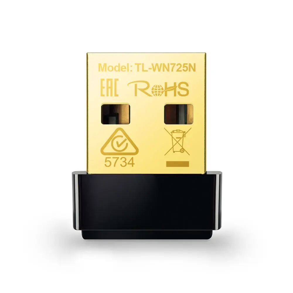 Wi-Fi ადაპტერი TP-Link, TL-WN725N, 150Mbps wireless N Nano USB adapter