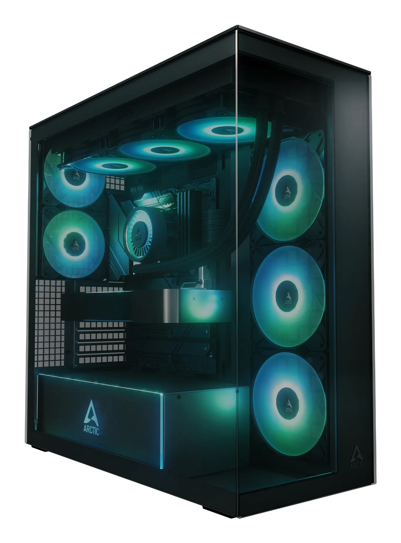 ქეისი Arctic Xtender E-ATX Full Tower Black
