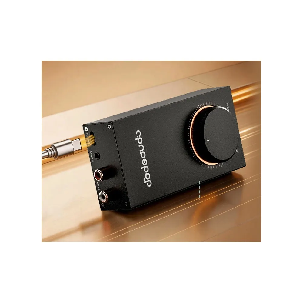 ყურსასმენის გამაძლიერებელი FiiO F3001 JadeAudio GGIGAS 1, RCA, 3.5mm, 4.4mm, High-Power Hi-Fi Desktop Headphone Amplifier, Black