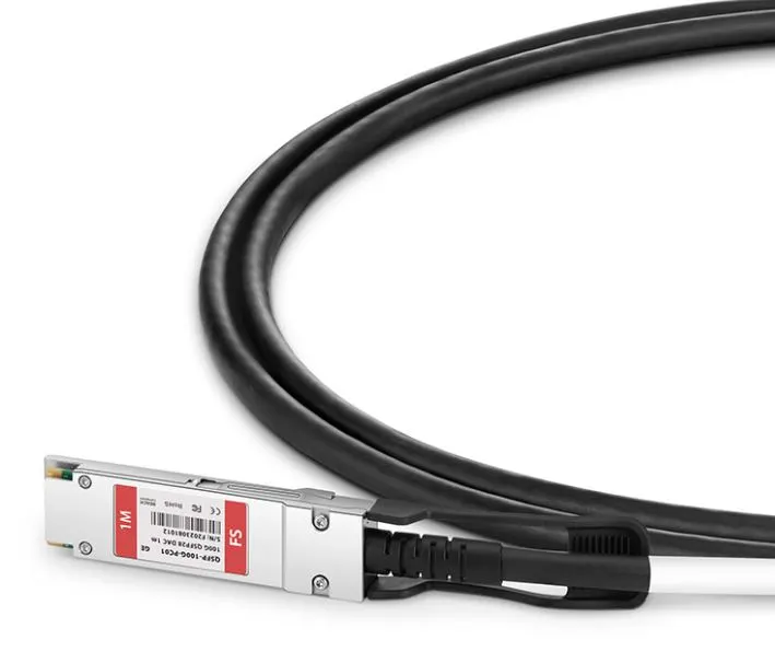 DAC კაბელი 100G QSFP28 to 100G QSFP28 1m Passive Cable