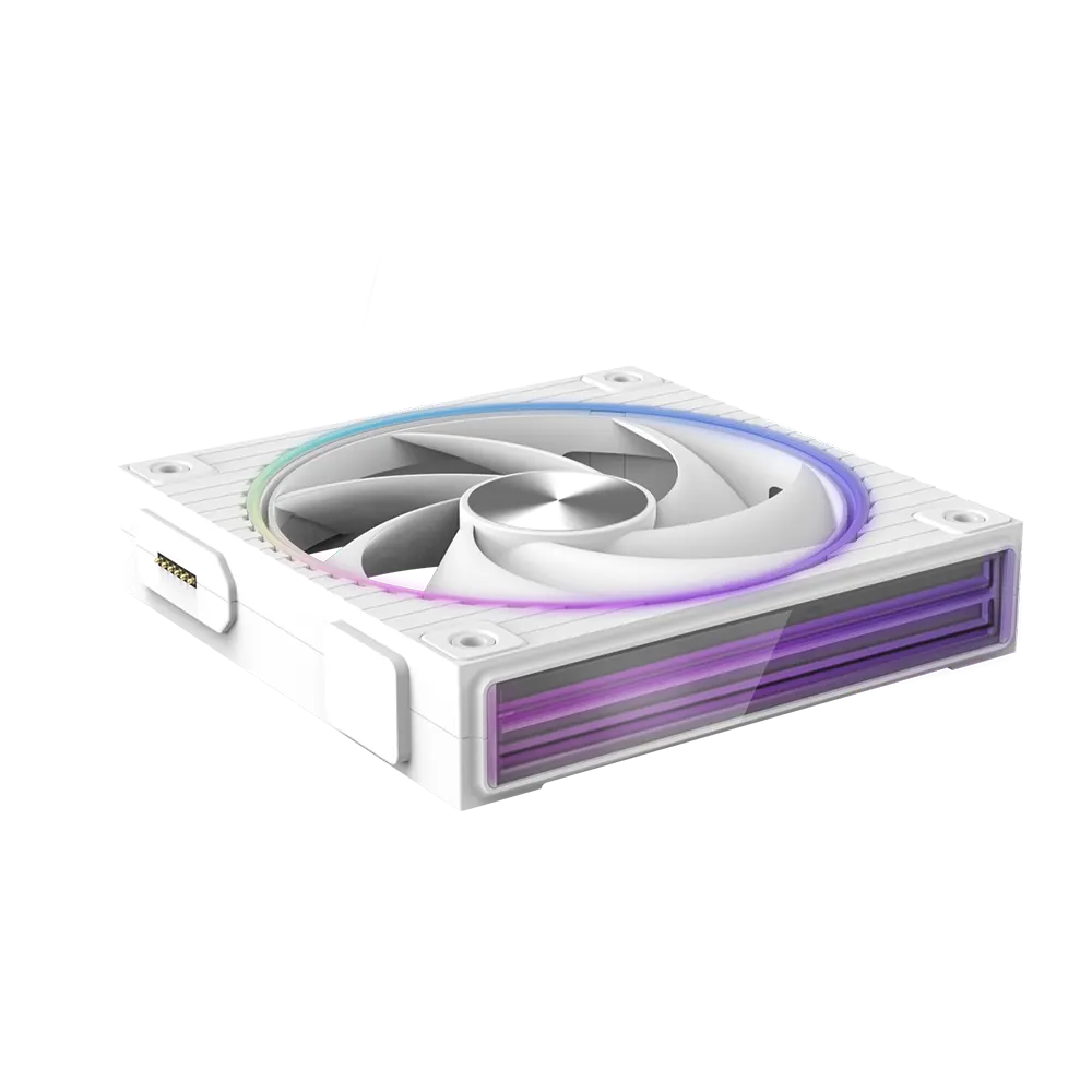 Zalman Case Fan ZM-DF120 ARGB, 120mm, 800-2300rpm, 4pin, PWM, 3pin+5VARGB, 34,5dBa, POGO pin, Magnetic, white