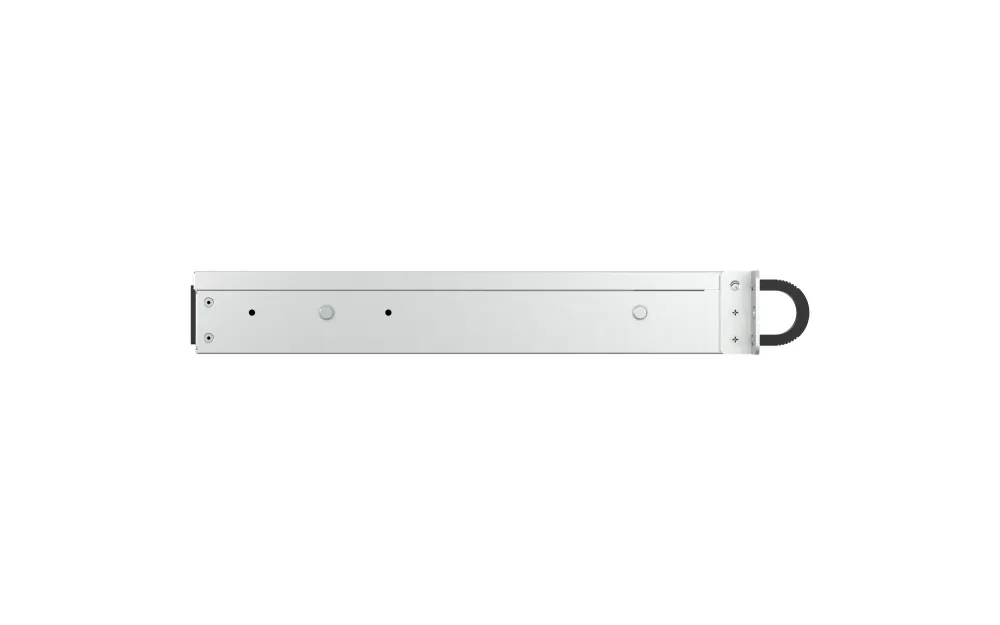 1U 4-bay 3.5" SATA + 3 x E1.S/PCIe M.2 2280 short depth 12" rackmount NAS, Intel Atom x7405C quad-core, 8GB RAM SODIMM DDR5 (1 x DDR5 SODIMM slots
