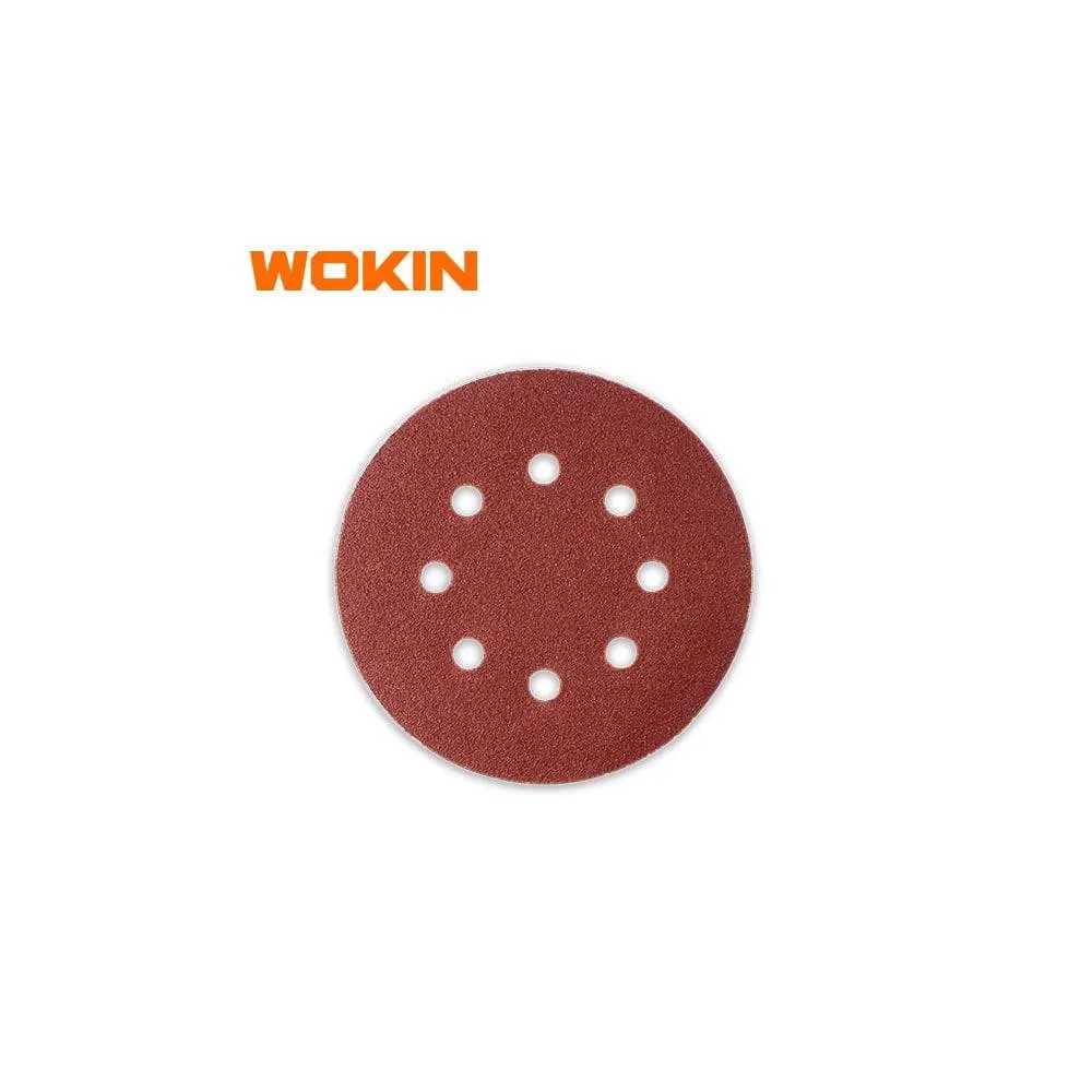 ზუმფარა Wokin 776012, GRIT 120, 125mm, 5Pcs, Sanding Sheet