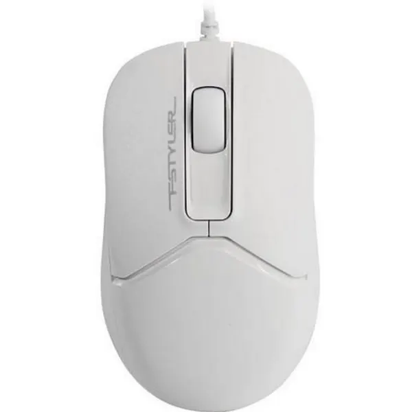 მაუსი A4Tech FM12 Wired White