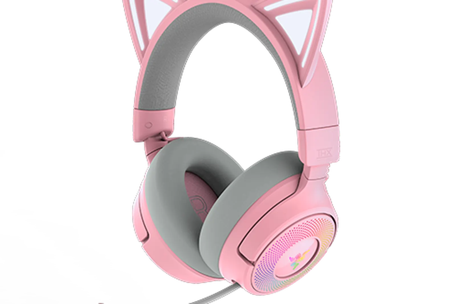 ყურსასმენი Razer Headset Kraken Kitty V3 Pro, USB/BT/WL, quartz