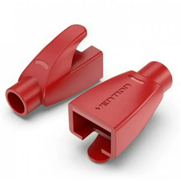კონექტორი VENTION RJ45 Strain Relief Boots 100 Pack Red