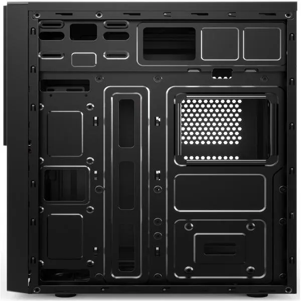 ქეისი კვების ბლოკით 2E-E1903U-400, Computer case 2Е ALFA (E1903U-400) with PSU 2EATX400 MidT,2xUSB2.0,1xUSB3.0 black