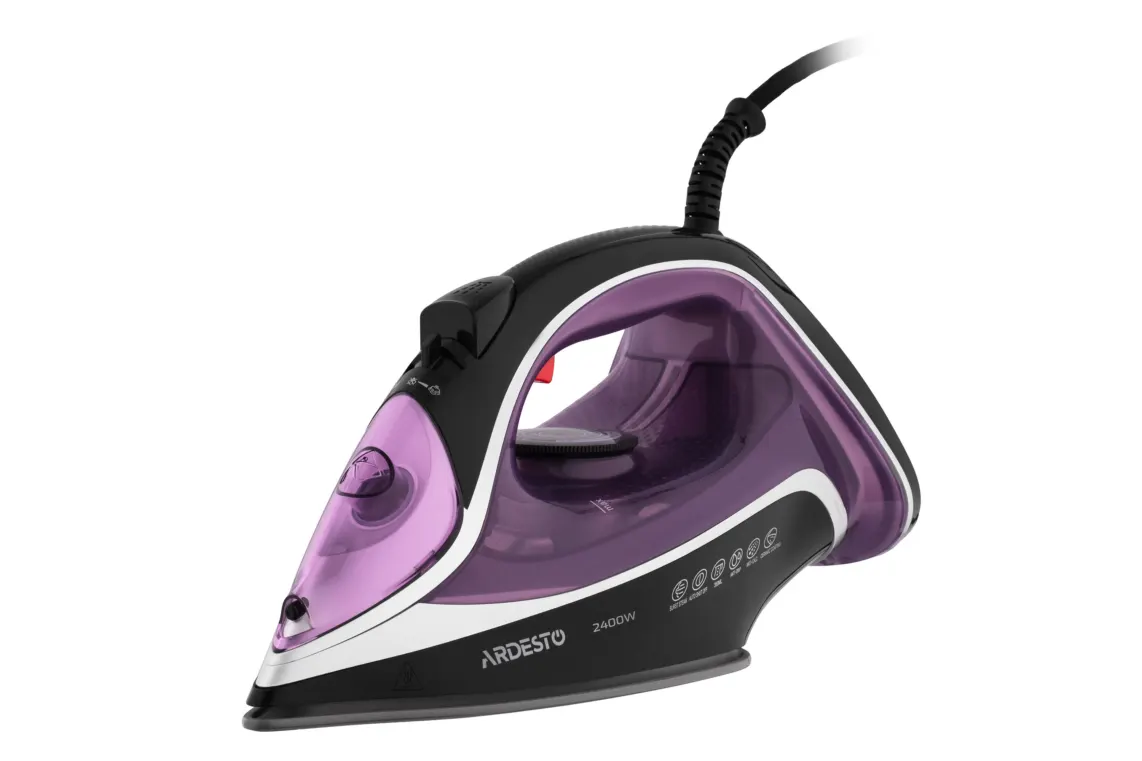 უთო Ardesto Iron IR-B2234, 2400W, 350ml, steam boost, ceramic soleplate, violet-black