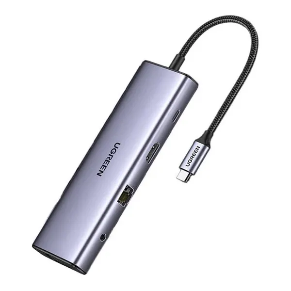 Type-C ჰაბი UGREEN USB Type-C Hub Silver