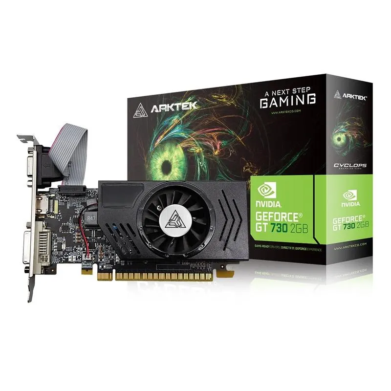 ვიდეობარათი ARKTEK Ggraphics Card, GeForce GT730 2GB 128Bit