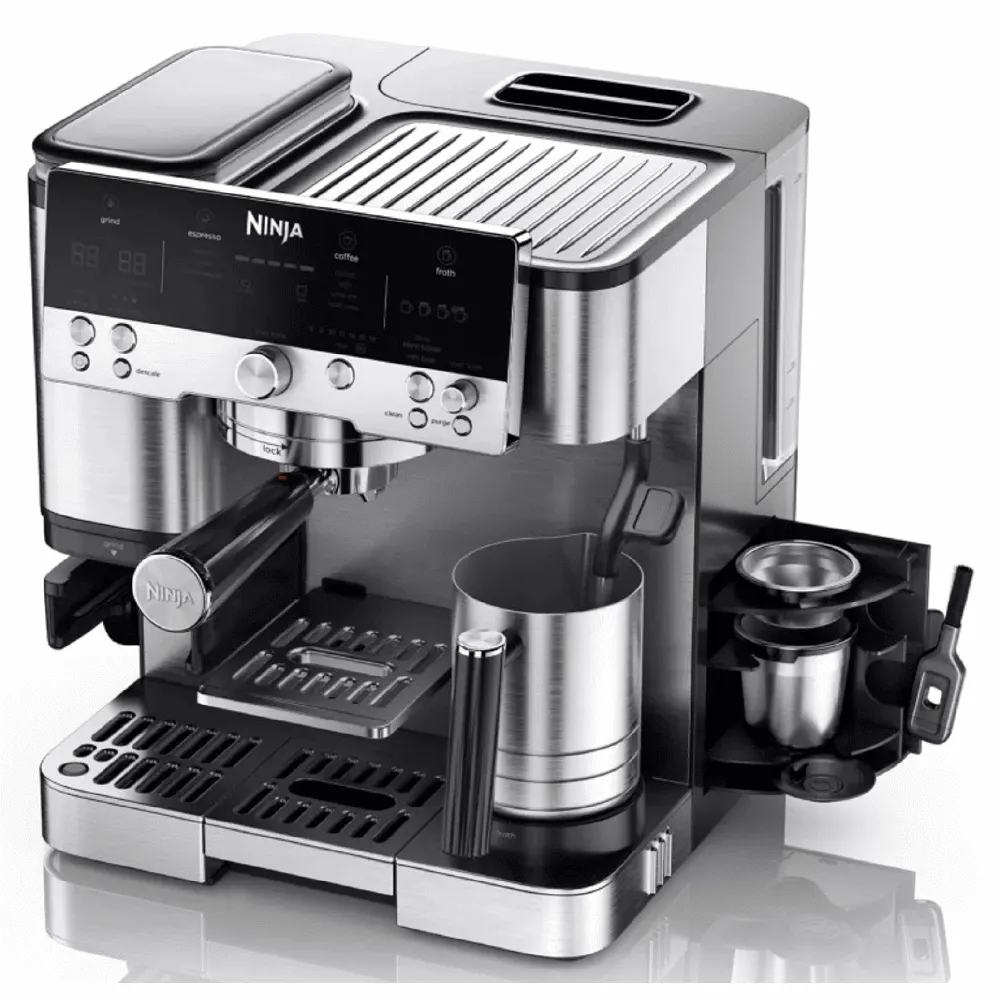 ყავის აპარატი Ninja ES601EU Luxe Café Premier, 1650W, 2L, Coffee Machine, Black/Silver