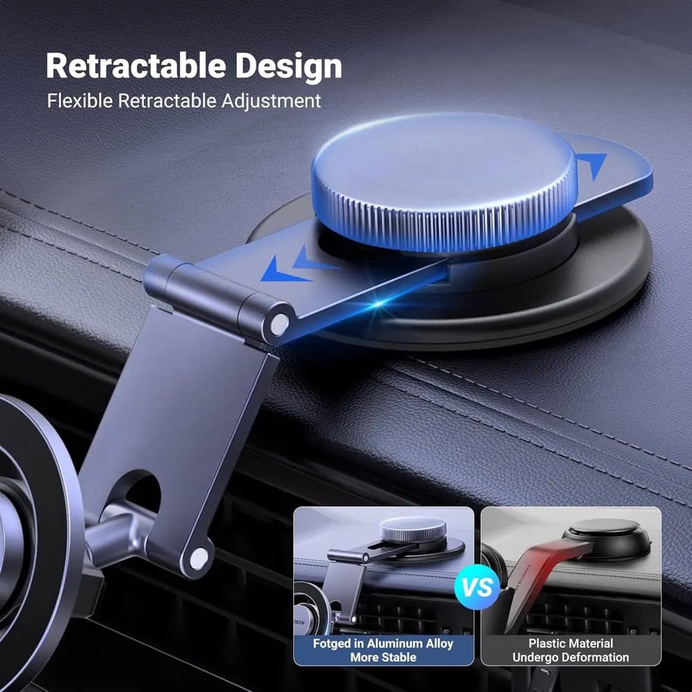 მობილურის დამჭერი UGREEN LP865 (45577), Dashboard Magnetic Car Phone Mount, Gray