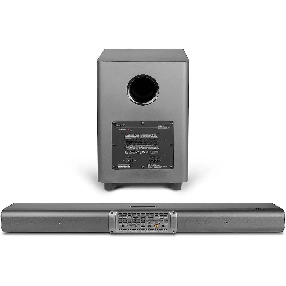 Home theater Edifier B700, Dolby Atmos Speaker System 175W, Bluetooth, AUX, Optical, Coaxial, Soundbar, Black
