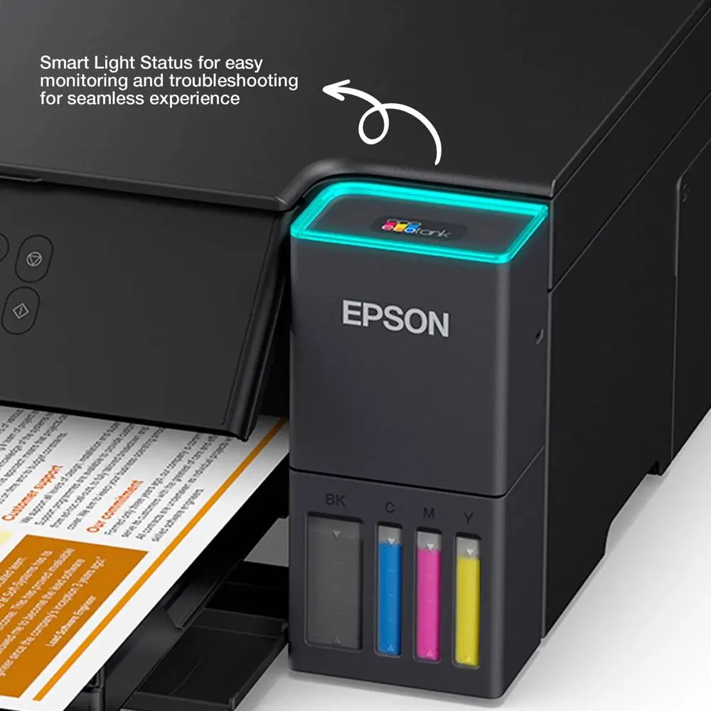 პრინტერი Epson C11CL41411 EcoTank L4360, MFP, A4, WiFi, Color Printer, Black