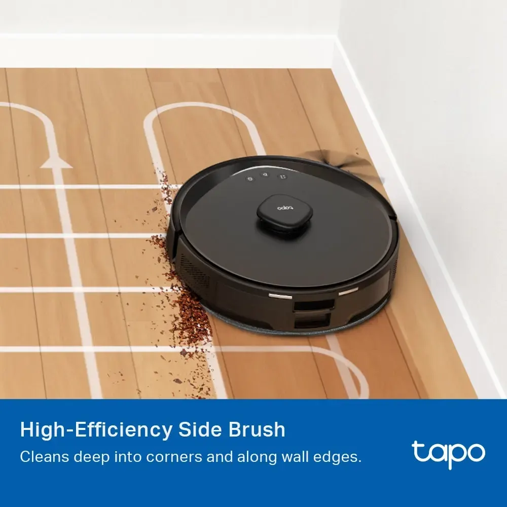 TP-Link, Tapo RVA105, Robot Vacuum Replacement Kit Main Brush ×1, Side Brush ×2, Washable HEPA Filter ×2