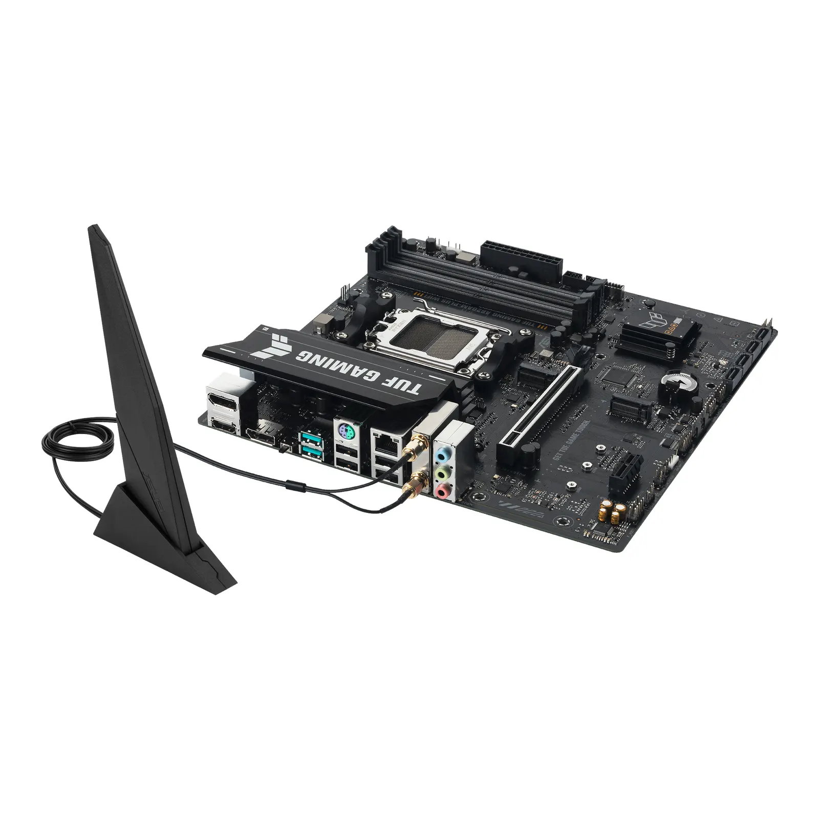 დედაპლატა ASUS Motherboard TUF GAMING A620AM-PLUS WIFI sAM5 A620 4xDDR5 HDMI DP Wi-Fi BT mATX