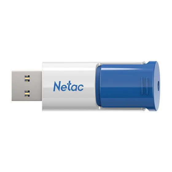 USB ფლეშ მეხსიერება NETAC, U182, 128GB USB 3.2 Blue.