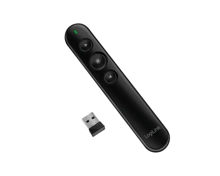 პრეზენტერი Logilink ID0190 Wireless Presenter, 2.4 GHz, Laser Pointer