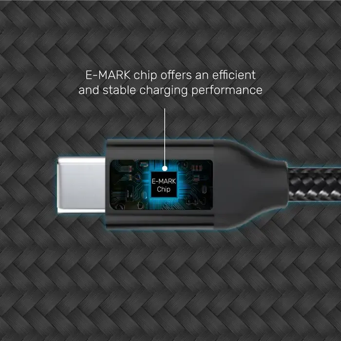 C14059BK, UNITEK, 2M USB-C CM to CM PD 100W Charging Cable