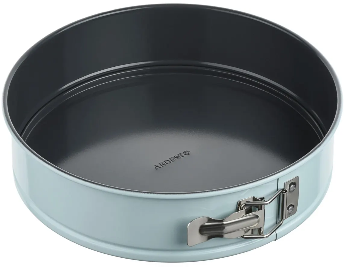 საცხობი ფორმა Ardesto Springform pan Tasty baking 24x6,5cm, carbon steel, round, gray-blue
