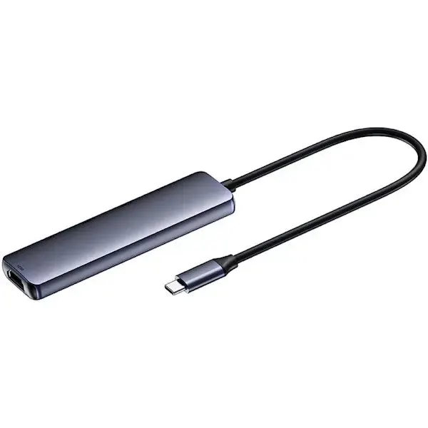 WF13, NETAC, USB Adapter, Type-C to USB3.0+USB2.0*2+100W PD+HDMI.