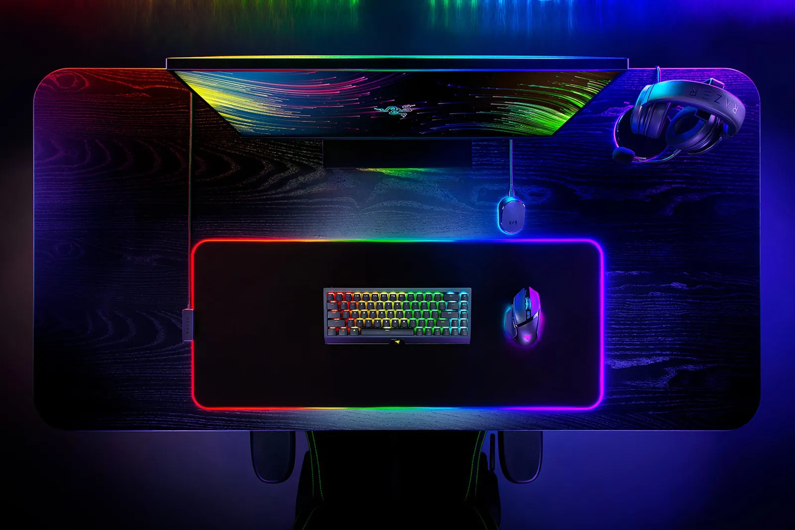 Razer Mouse Pad Strider Chroma RGB XXL (900x370x4mm), black