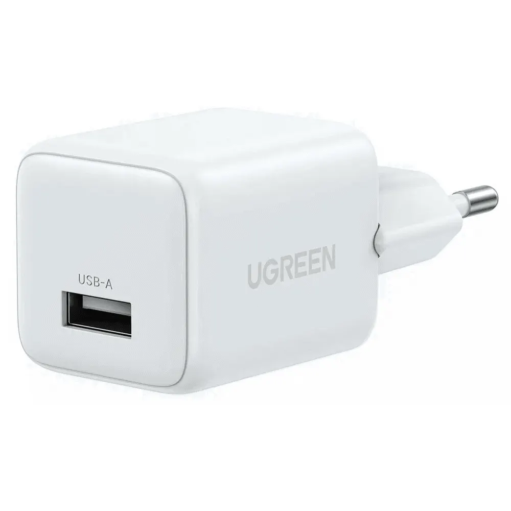 მობილურის დამტენი UGREEN X518 (75623), 18W, USB, GaN Fast Charger, White