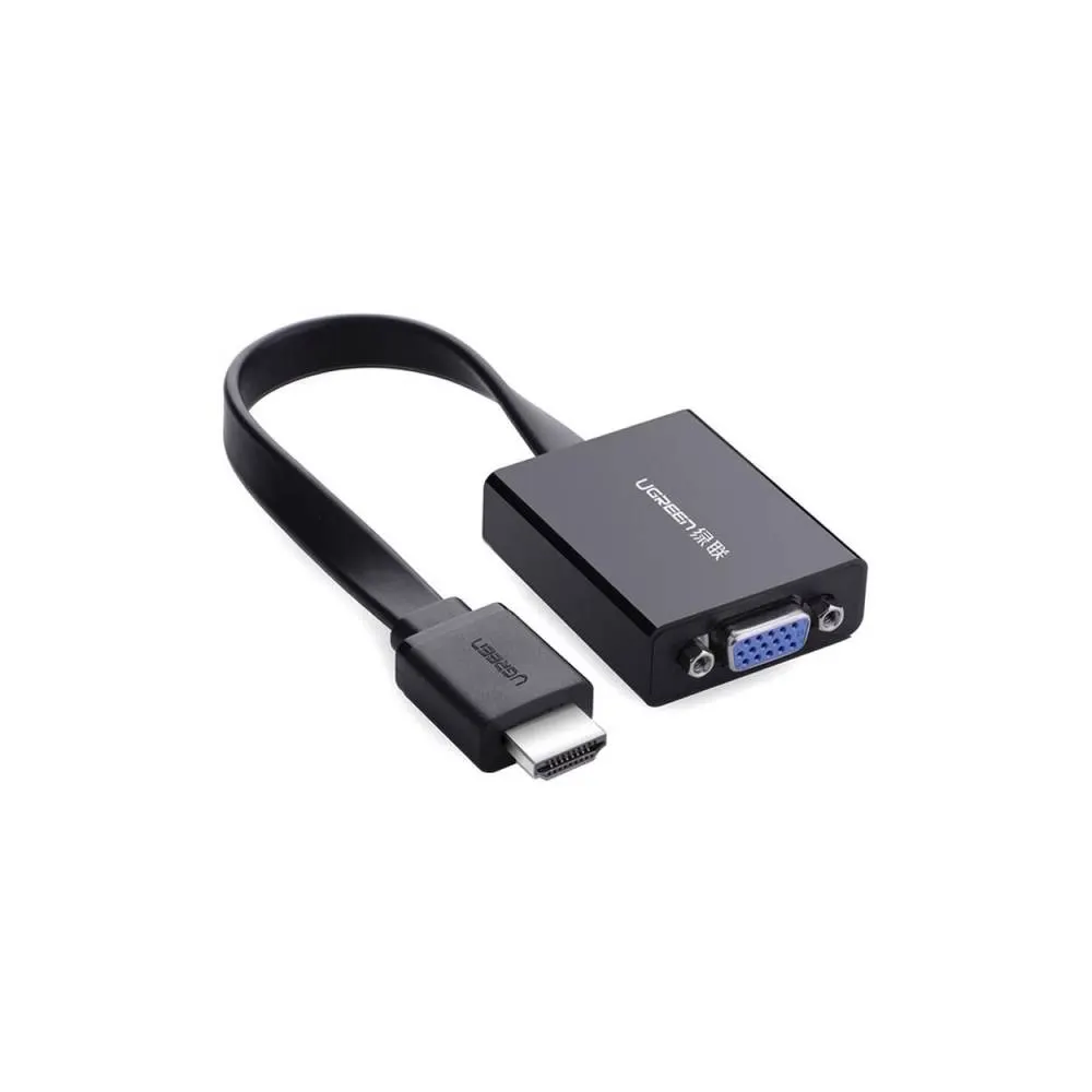 HDMI გადამყვანი UGREEN MM103 (40248) HDMI to VGA Converter 25cm, Black