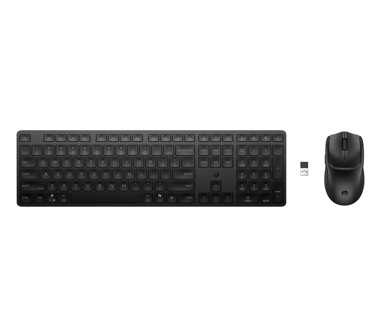 კლავიატურა-მაუსი HP 490C Wireless Combo Black