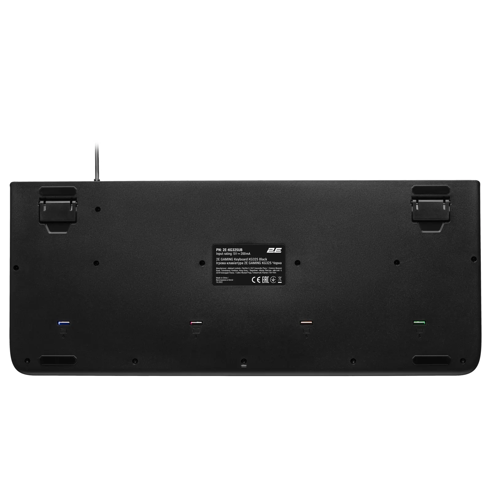 კლავიატურა 2E GAMING Keyboard KG325 LED USB Black Ukr