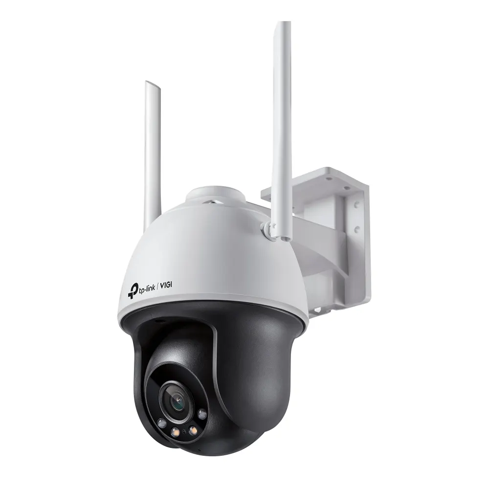 TP-Link VIGI C540-W Full-Color Wi-Fi Pan Tilt Network Camera - Outdoor, 4MP, 2560 × 1440, 4mm Lens, 93° Diagonal Viewing Angle, Full-Color Night