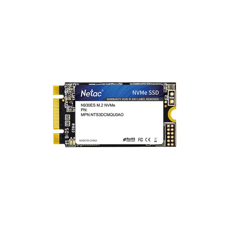 Netac, N930ES, NVMe SSD, 256GB, PCIe Gen 3 x4 M.2 2280.