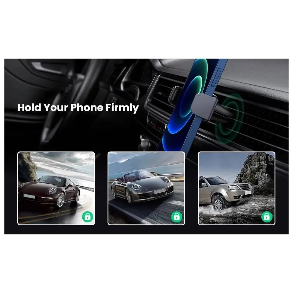 მობილურის დამჭერი Ugreen LP120 (10422), Air Vent Phone Holder, Gray