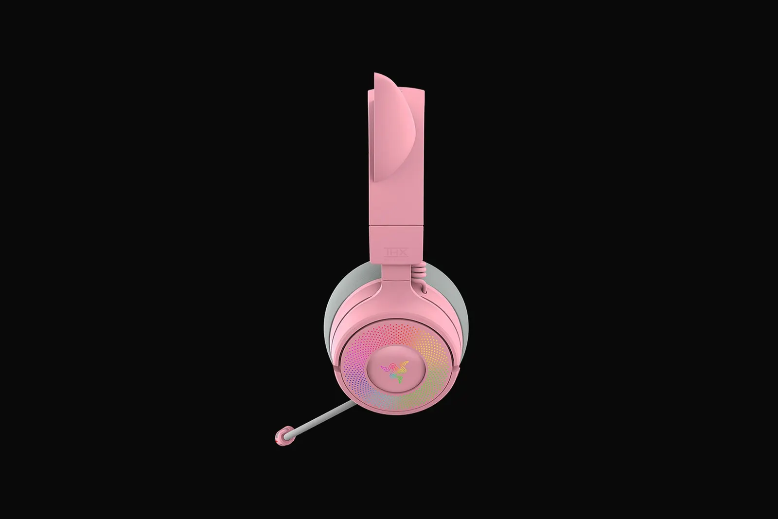 ყურსასმენი Razer Headset Kraken Kitty V3 Pro, USB/BT/WL, quartz
