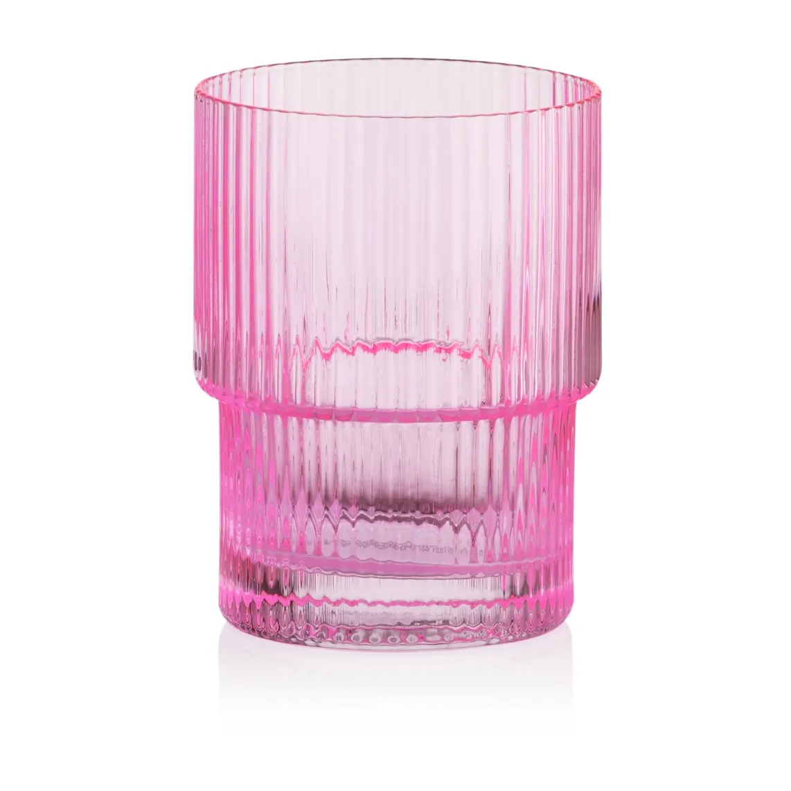 Ardesto Low glasses set, 200ml, 2pcs, glass, pink