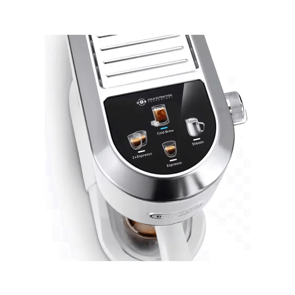 DeLonghi ‎EC890.WI Dedica Duo, 1450W, 1.1L, Coffee Machine, White