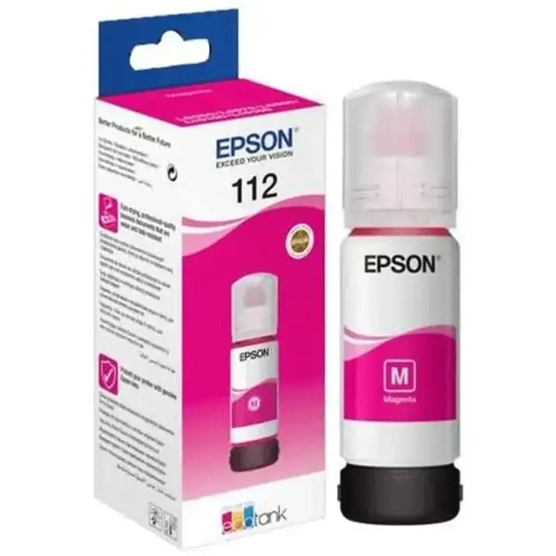 EPSON, 112 Pigment Magenta Ink Bottle C13T06C34A
