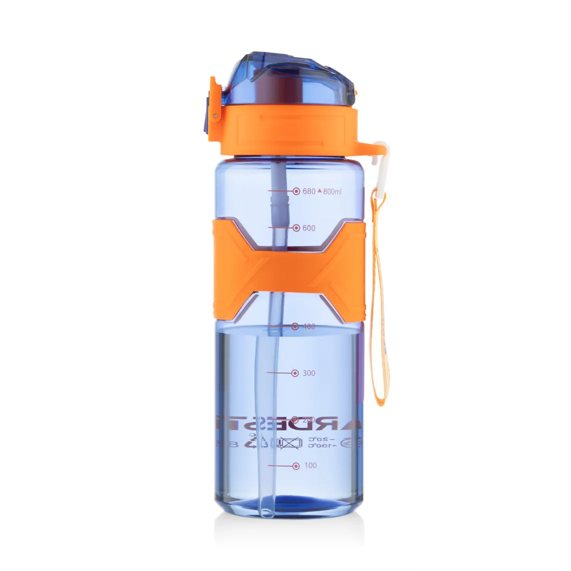 ბოთლი Ardesto Bottle Fitness 800ml, plastic, dark blue