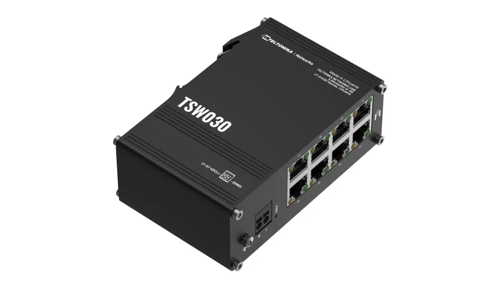 Switch 8 10/100 ports, Teltonika TSW030