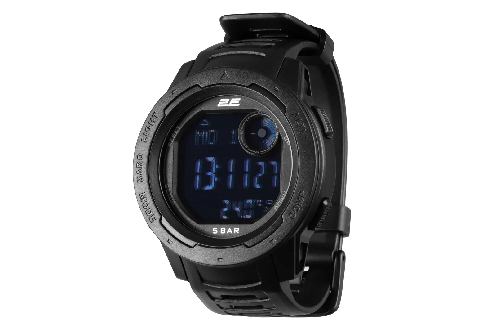 ტაქტიკური საათი 2E Delta X Black tactical watch with compass and pedometer