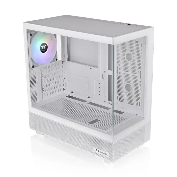 Thermaltake, View 270 Plus TG ARGB Snow Mid Tower Chassis Case White.