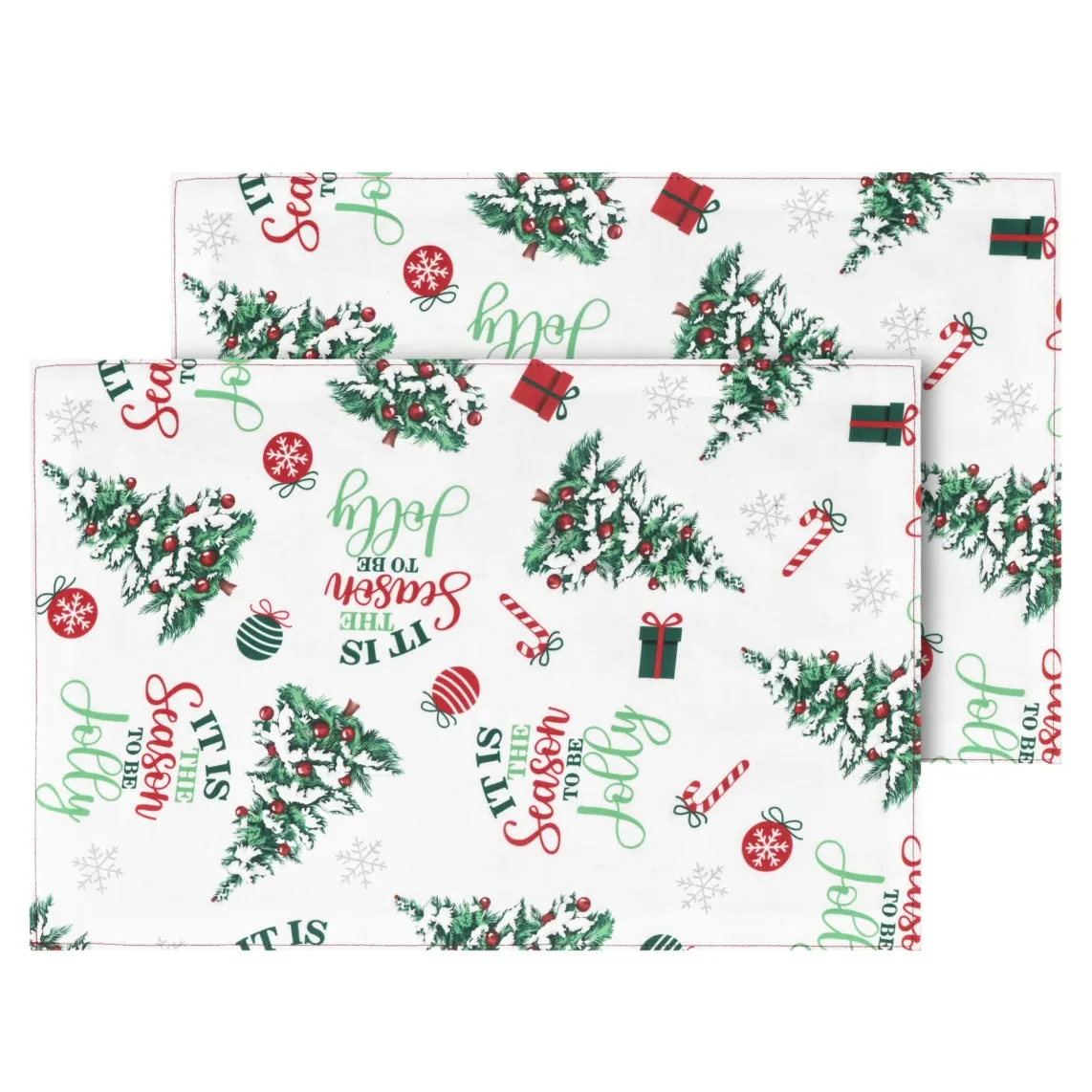 სუფრის ხელსახოცი Ardesto Serving napkin set Christmas Tree 30x45cm, 2pcs, 100% polyester, green