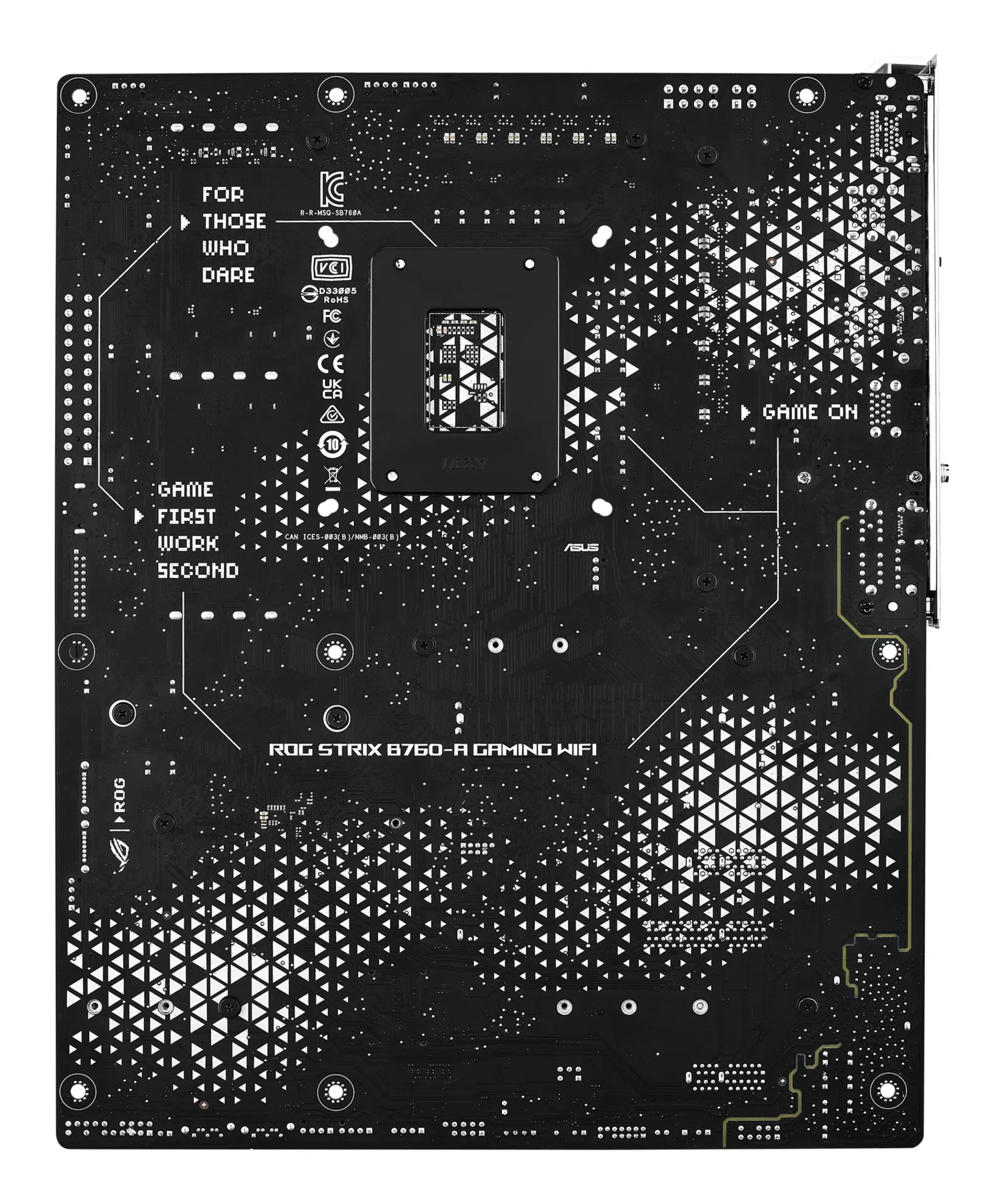 დედაპლატა ASUS Motherboard ROG STRIX B760-A GAMING WIFI s1700 B760 4xDDR5 M.2 HDMI DP Wi-Fi BT ATX white