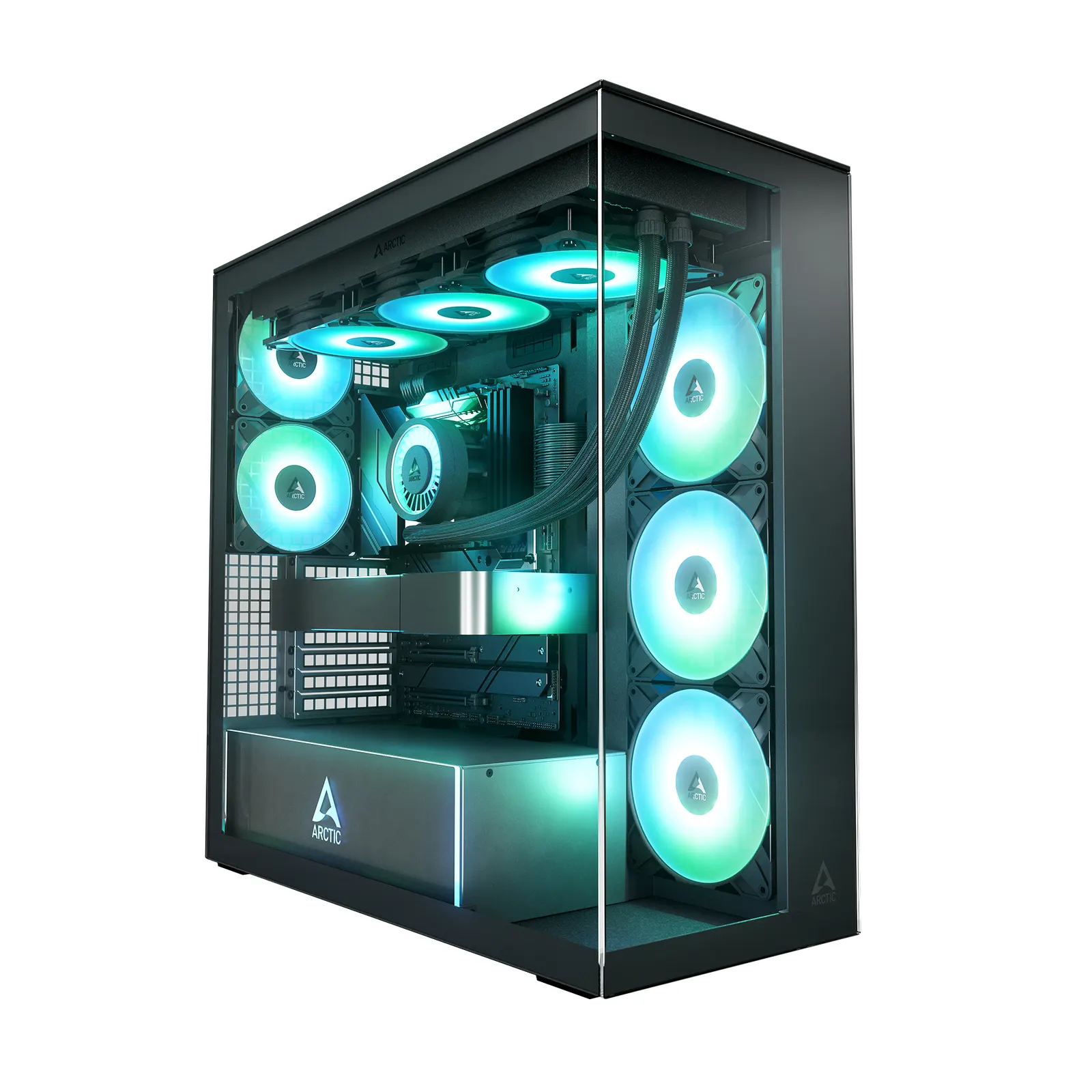 ქეისი Arctic Xtender E-ATX Full Tower black