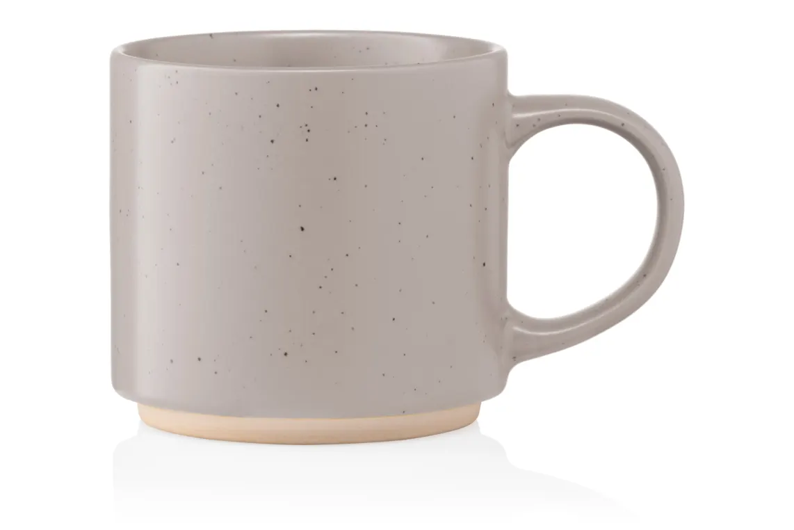 კათხა Ardesto Mug Alcor, 420ml, ceramics, gray