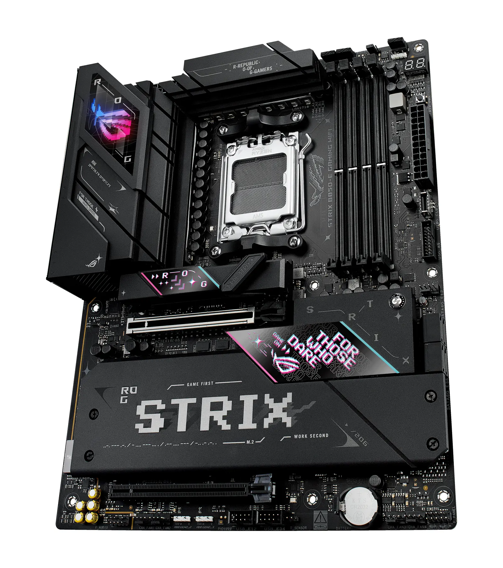ASUS Motherboard ROG STRIX B850-E GAMING WIFI sAM5 B850 4xDDR5 M.2 HDMI DP USB Type-C Wi-Fi BT ATX