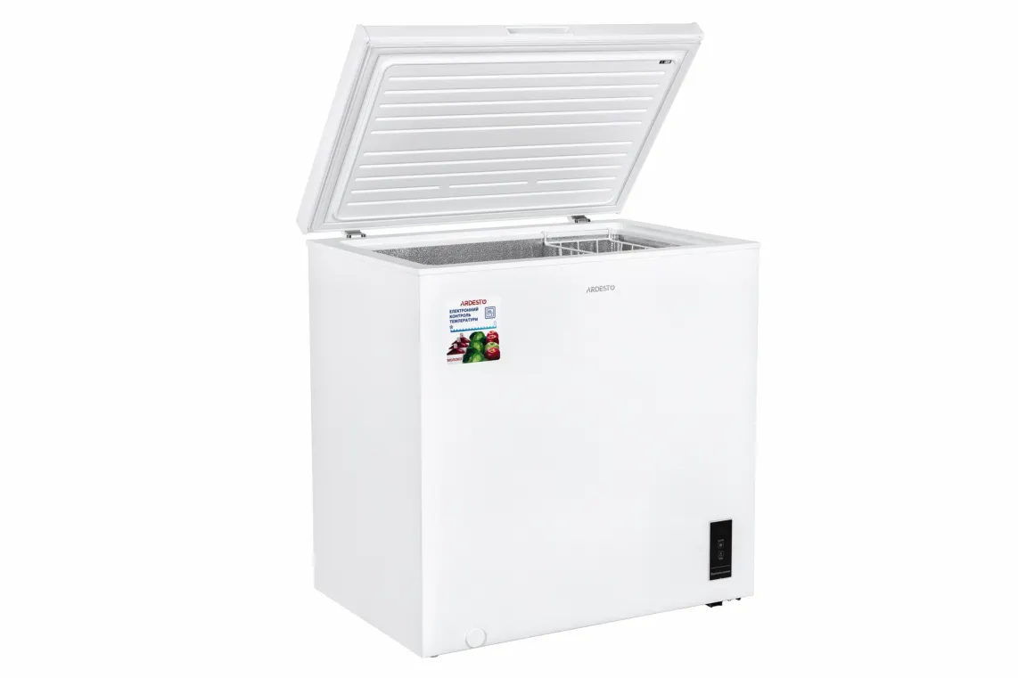 საყინულე Chest freezer ARDESTO, 85x81.6x55, 198L, A+, ST, display ext, ref mode, white