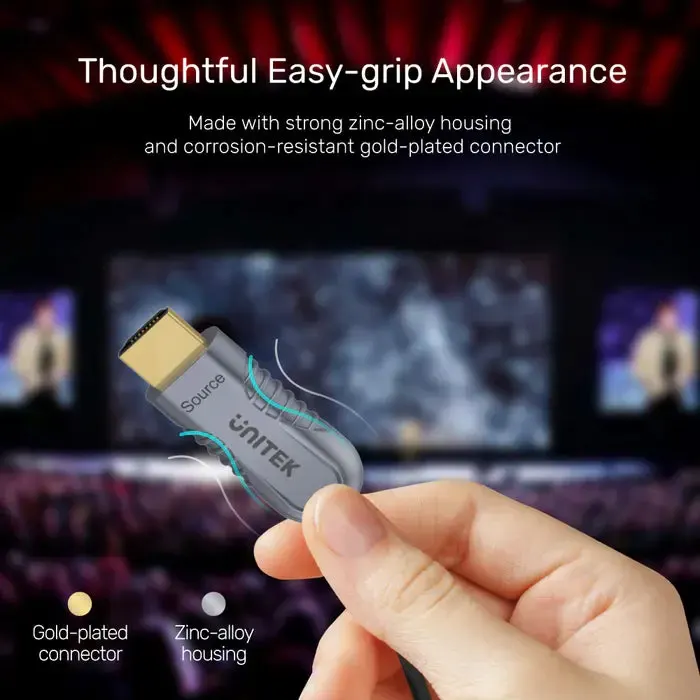 HDMI კაბელი Y-C185M,UNITEK 0.5M HDMI2.0 Male to Male Cable, Black